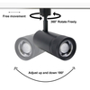 High Quality Zoomable LED Track Light Interior Black White COB 5CCT Adjustable Zoomable Head Spot Led Track Light