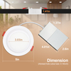 4inch Single CCT/3CCT/5CCT Deep Regressed LED Slim Panel