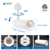 USA Canada Commercial Grade COB LED Track Light System Adjustable Spotlight IC Rated Glare-Free for Retail Gallery & Warehouse