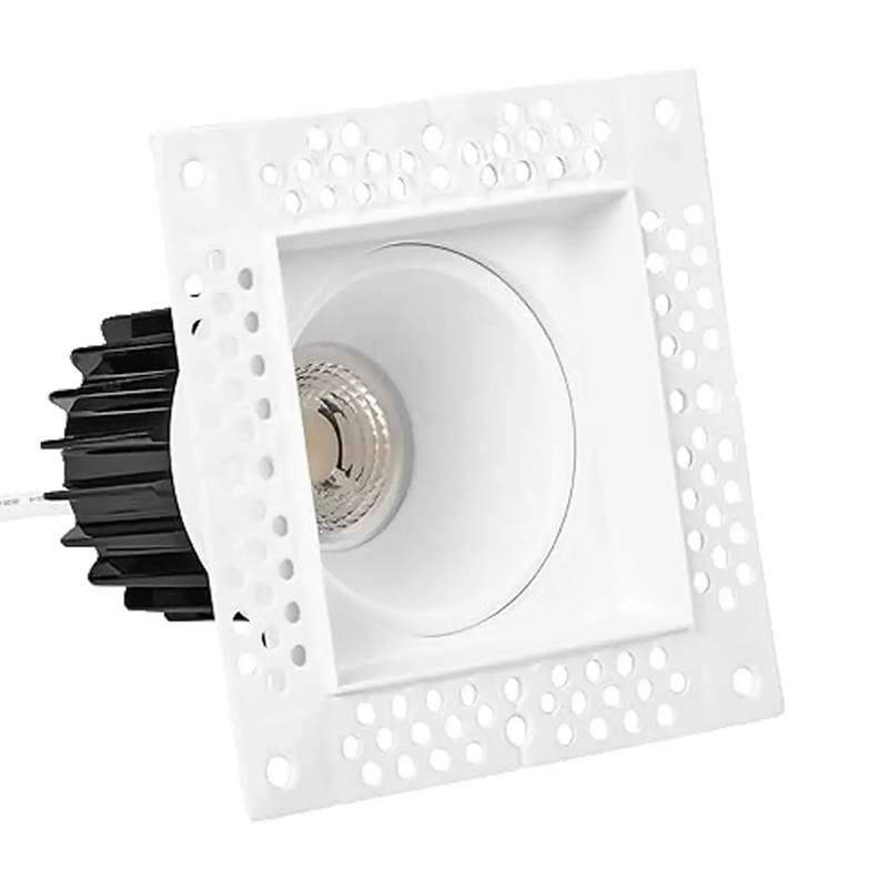 Trimless Ultra-Thin Recessed Anti-Glare LED Downlight 5 Color Temperature Selectable LED Downlight