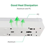 24W 45W 80W Aluminum Body 3Power 3CCT Tunable LED Linear Strip Light