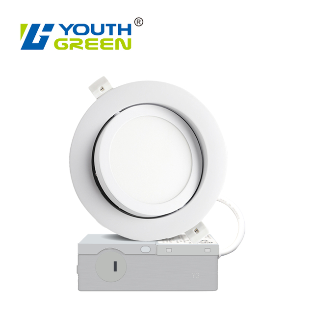 4INCH Single Color / 3CCT Round LED Gimbal Panel Lights 9W