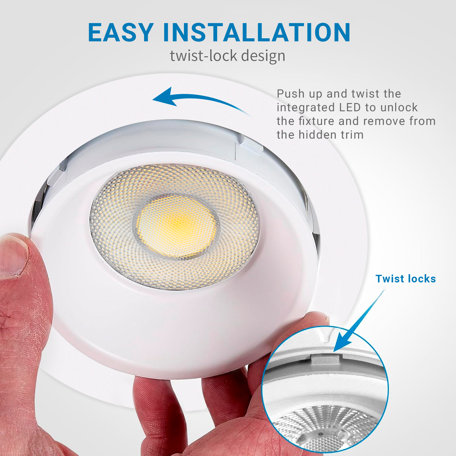 4 Inch 15W Trimless Downlight Anti Glare Trim Selectable LED Downlights 5CCT LED Ceiling Light ETL Ceiling Trimless Downlights
