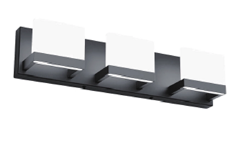 Up and Down Black LED Vanity Light